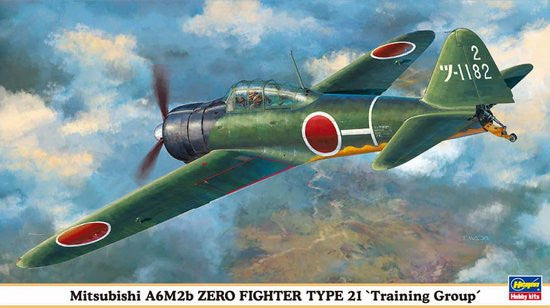 Hasegawa 1/48 Mitsubishi A6M2b Zero Fighter Type 21 "Training Group" 9834