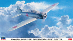 Hasegawa 1/48 Mitsubishi A6M1 12-Shi Experimental Zero Fighter 9840