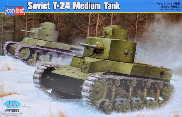 HobbyBoss 1/35 Soviet T-24 Medium Tank | 82493