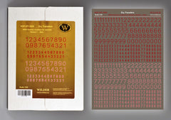 Wilder 1/35 Box German Numbers - Variant 1 RED | 3505