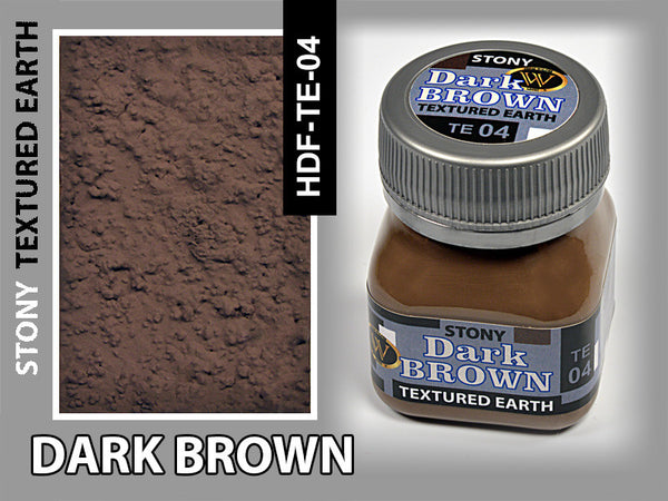 Wilder DARK BROWN STONY TEXTURED EARTH 50 ml | HDF-TE-04