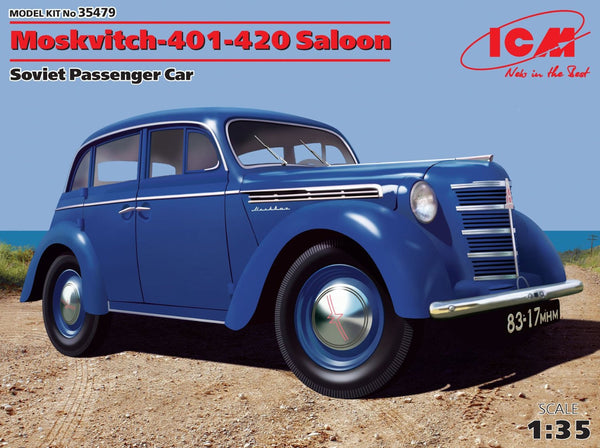 ICM 1/35 Moskvitch 401-420 Saloon Soviet Passenger Car | 35479