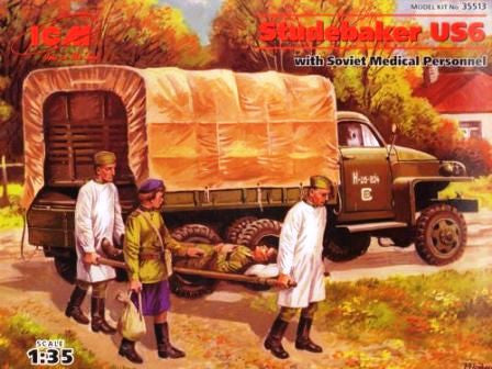 ICM 1/35 Studebaker US6 with Soviet medical personnel |  35513