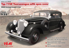 ICM 1/35 Typ 770K Tourenwagen with open cover WWII German Leader's Car | 35534