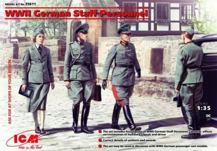 ICM 1/35 WWII German Staff Personnel |  35611