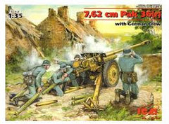 ICM 1/35 7,62cm Pak 36(r) with German Crew | 35801
