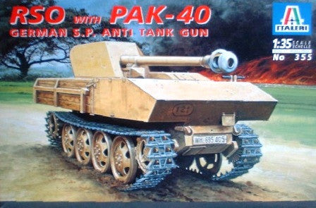 Italeri 1/35 RSO with PAK 40 German S.P. Anti Tank Gun  | 355