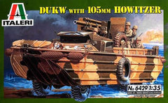 Italeri 1/35 DUKW with 105mm HOWITZER | 6429