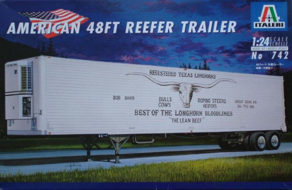 Italeri 1/24 American 48 FT Reefer Trailer | 742