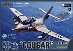 Kittyhawk 1/48 F9F-8 & F9F-8P Cougar | 80127