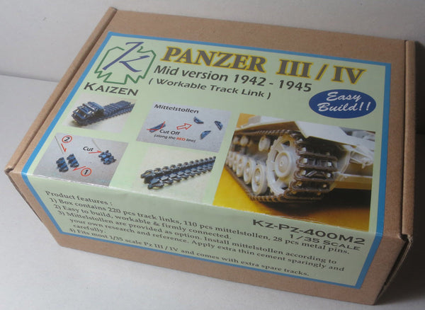 Kaizen 1/35 Panzer III/IV Mid. version 1942-1945 Workable Track Link