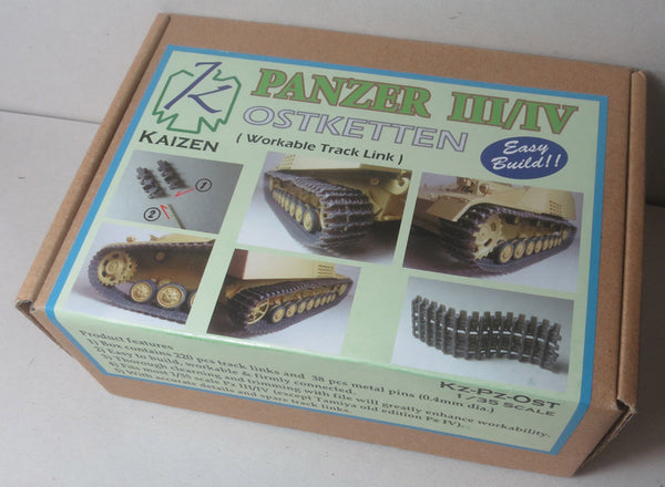 Kaizen (309618) 1/35 Panzer III / IV Ostketten 40cm Light Weight Type Workable Track Link Set