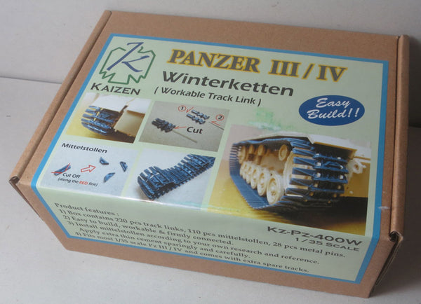 Kaizen 1/35 Panzer III/IV Winterketten Workable Track Link Set