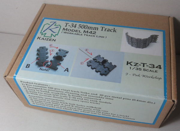 Kaizen 1/35 T-34 500mm Track Model M42 Workable Track Link Set