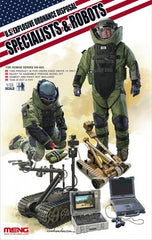 Meng 1/35 US Explosive Ordnance Disposal Specialists & Robots | HS003