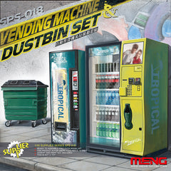 Meng 1/35 Vending Machine Dustbin Set | SPS018