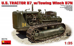 Miniart 1/35 U.S. Tractor D7 with Towing Winch D7N | 35174