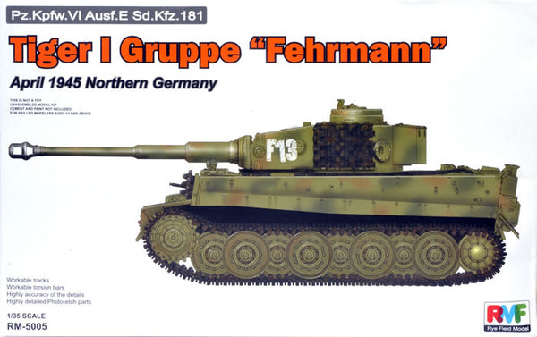 Rye Field Model 1/35 Tiger I Gruppe Fehrmann April 1945 Northern Germany  | 5005