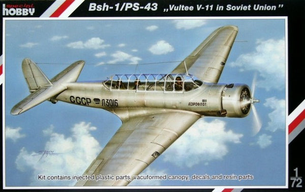 Special Hobby 1/72 BSh-1/PS-43 "Vultee V-11" in Soviet Union | SH72125