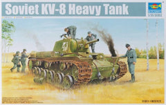 Trumpeter 1/35 Soviet KV-8 Heavy Tank | 01565