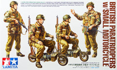 Tamiya 1/35 British Paratroopers with small Motorcycles | 35337