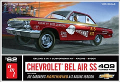 AMT 1/25 1962 Chevrolet Bel Air SS 409 Turbo Fire 2in Racing or Stock | AMT865