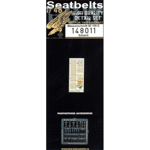 HGW 1/48 Bf 109E - Seatbelts | 148011