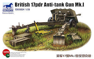 Bronco 1/35 British 17pdr Anti-tank Gun Mk.I   | CB35024