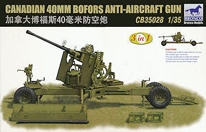 Bronco 1/35 Canadian 40mm Bofors Anti-Aircraft Gun   | CB35028