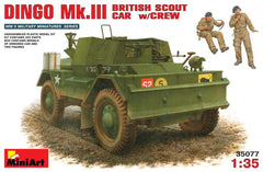 MiniArt 1/35 British Scout Car DINGO Mk.III w/CREW | MA35077