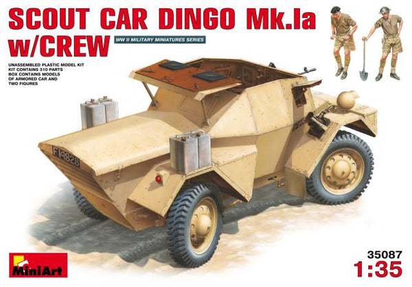 MiniArt 1/35 Scout car DINGO Mk.1a w/CREW | MA35087