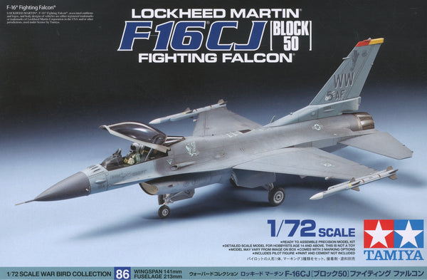 Tamiya 1/72 F-16CJ block 50 Fighting Falcon | 60786