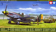 Tamiya 1/48 P-51D Mustang and Staff Car | 89732