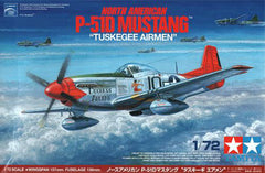 Tamiya 1/72 North American P-51D Mustang Tuskegee Airmen | 25148