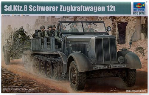 Trumpeter 1/35 German Sd.Kfz. 8 12 Ton heavy halftrack | TRUM01583