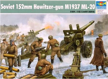 Trumpeter 1/35 Soviet 152mm Howitzer-gun M1937 ML-20 | TRUM02315