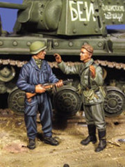 Warriors 1/35 Russian Tanker with German POW | 35486