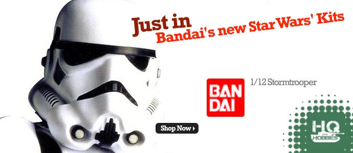 Click here to see the brand new Bandai Star Wars models....